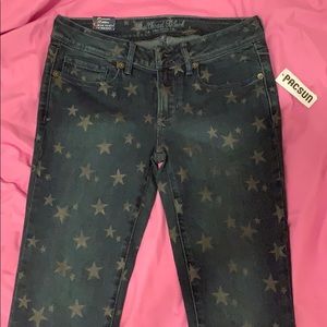 Fourth of July Bullhead Jeans with stars size 4